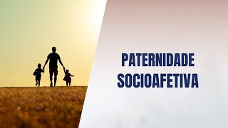 Paternidade socioafetiva [upl. by Odrareg294]