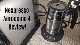 Nespresso Aeroccino 4 Milk Frother Review  Worth upgrading from the Aeroccino 3 [upl. by Assirec846]