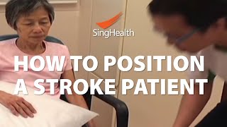 How To Position A Stroke Patient [upl. by Enyalb]