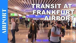 TRANSIT WALK AT FRANKFURT Airport FRA Terminal 1  Connection Flight Transfer Arriving amp Departing [upl. by Nilra745]