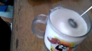 Aerolatte Review Frothing Cold Milk In Under 1 Minute [upl. by Atikat279]